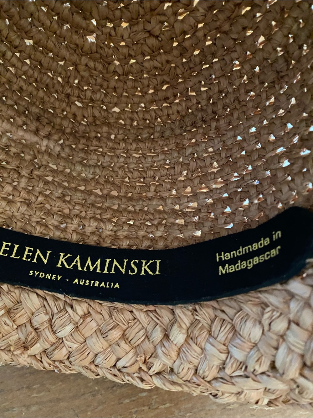 Helen Kaminski Raffia Natural Hat - Picture 7 of 9